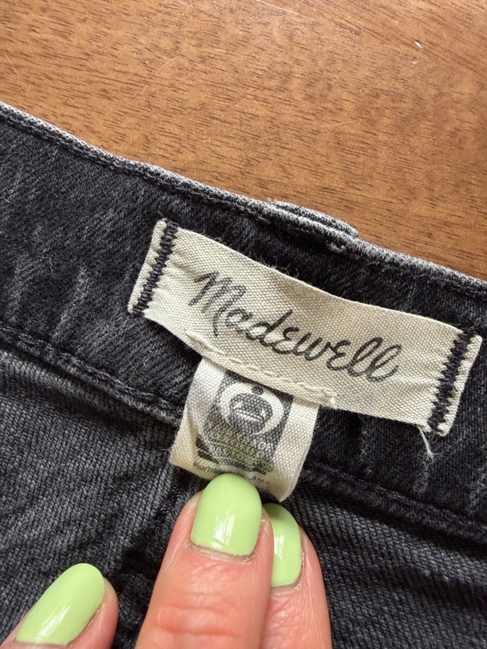 Madewell Emmet Wide-Leg Jeans High-Rise Straight Leg Women’s Jeans - Black - Picture 3 of 6